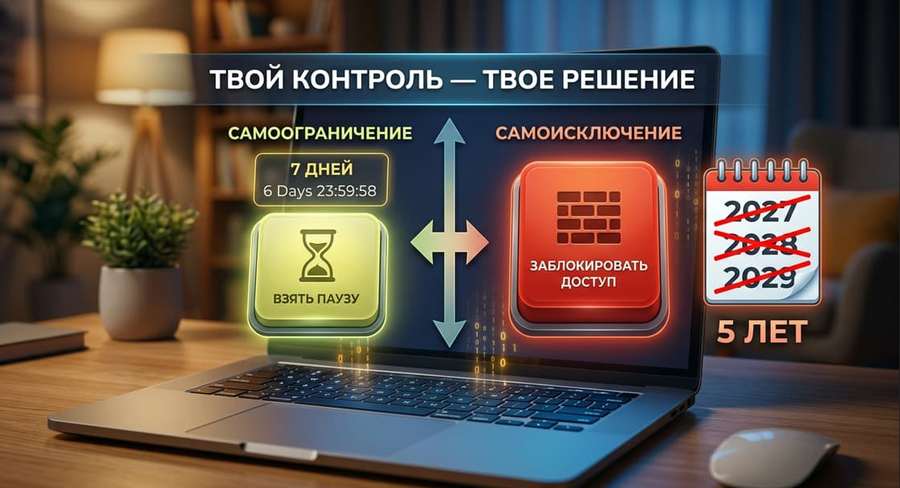 Ограничить доступ на определенный срок